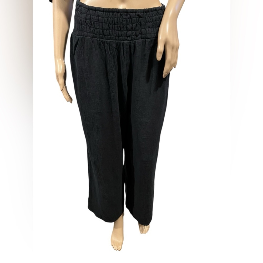 Free People Set Womens At Ease Crop Top & Pants Black Size XS - Picture 5 of 16